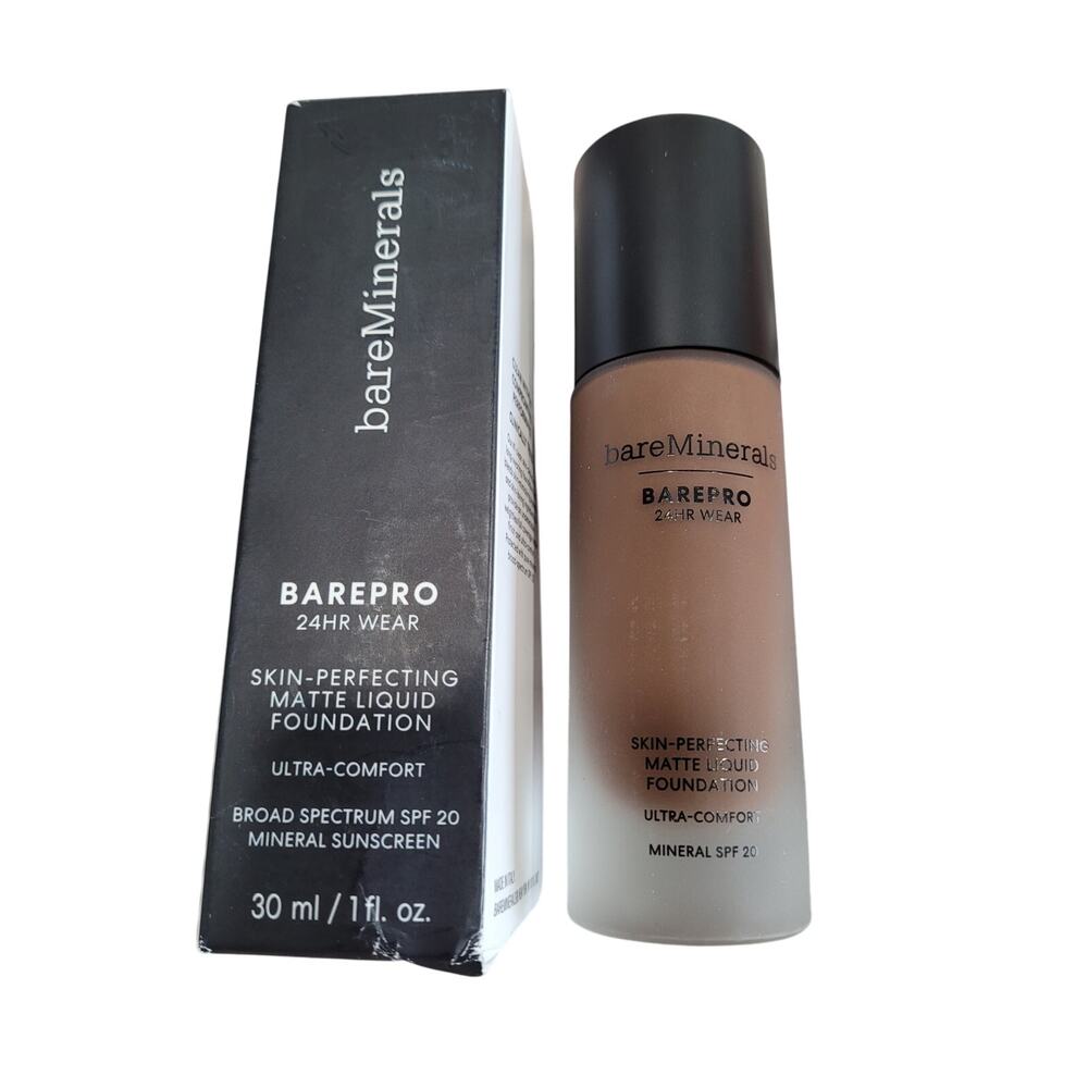 Bare Minerals BarePro Matte Liquid Foundation Deep 57 24 Hour Wear
